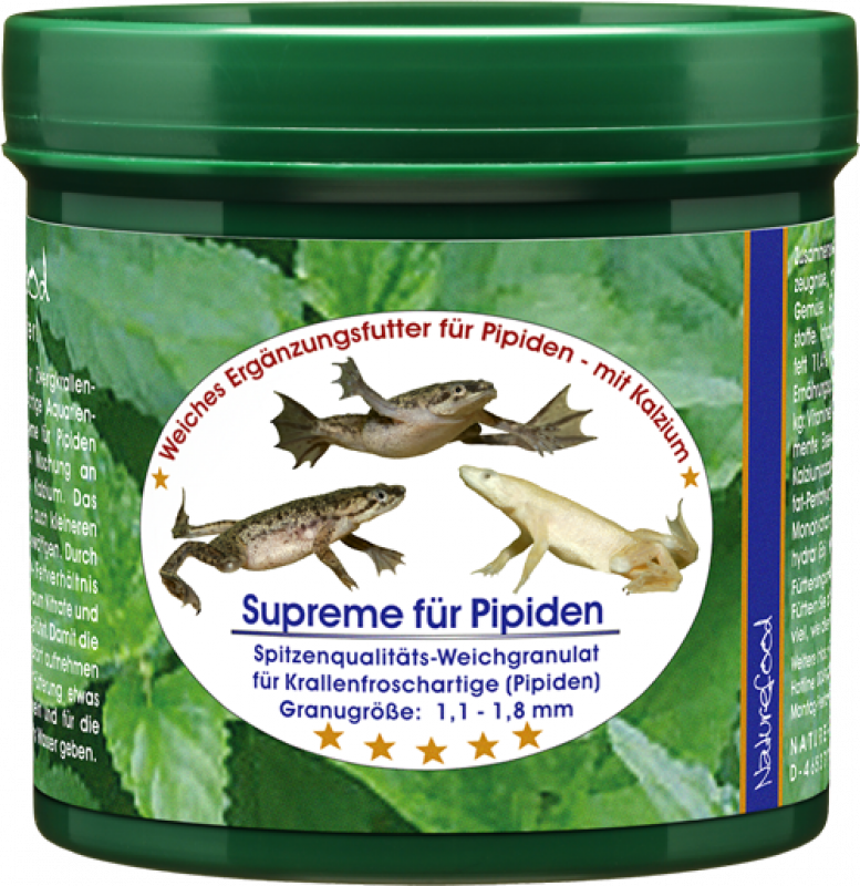 Naturefood Supreme für Pipiden - weiches Granulat